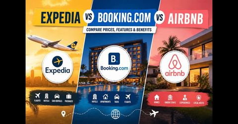 Booking.com vs Expedia vs Airbnb: A Helpful Guide for Travelers